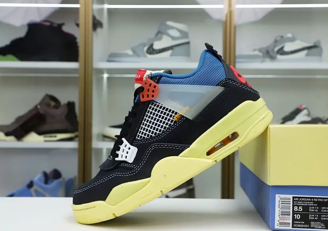 LA AIR UNION RETRO 4 NOIR' JORDAN X 'OFF 0605